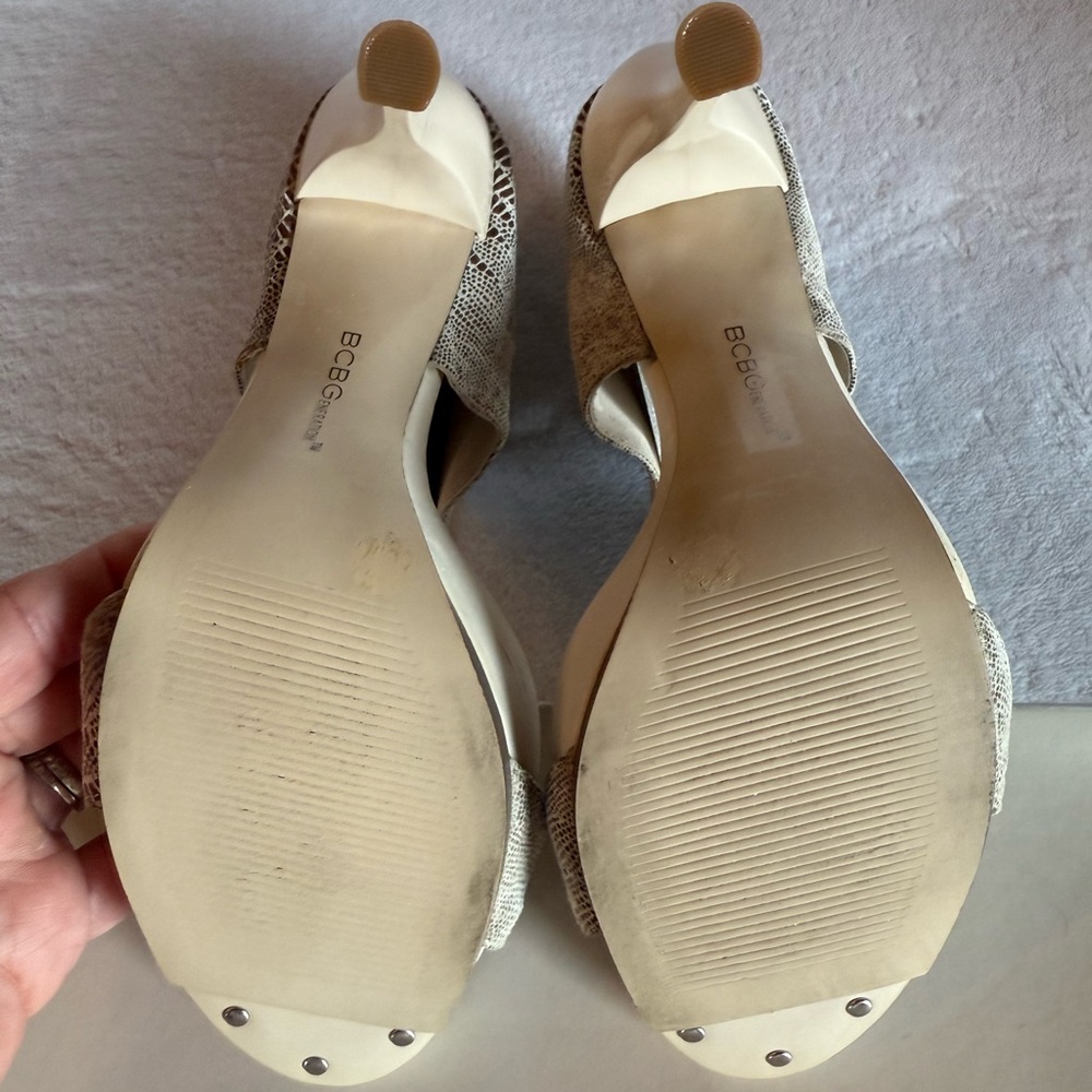 Vintage Bcbgeneration Maemi Snake Pattern Stilett… - image 7